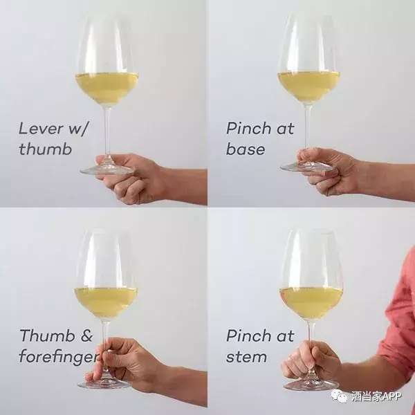 葡萄酒如何持杯下图展示了多种持姿势？(图2)